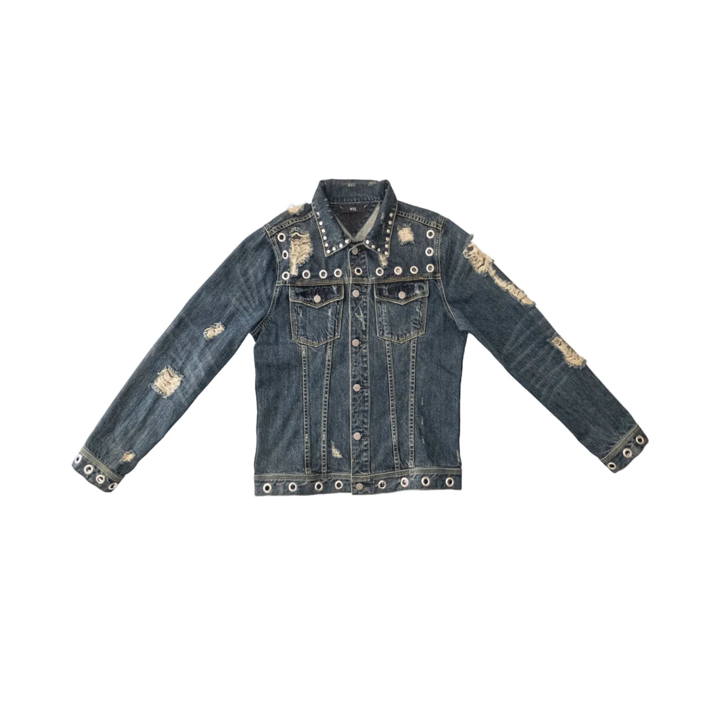 STUDDED DENIM JACKET