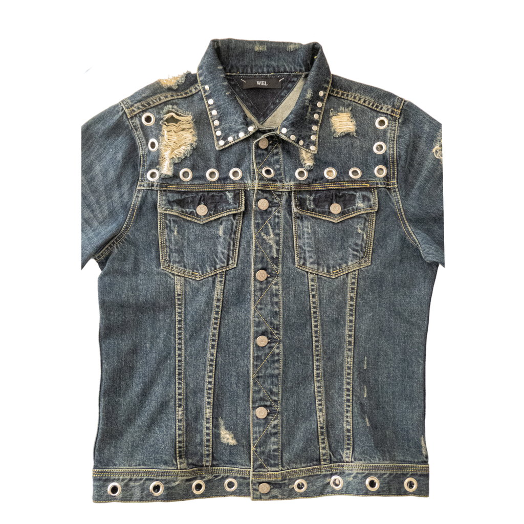 STUDDED DENIM JACKET
