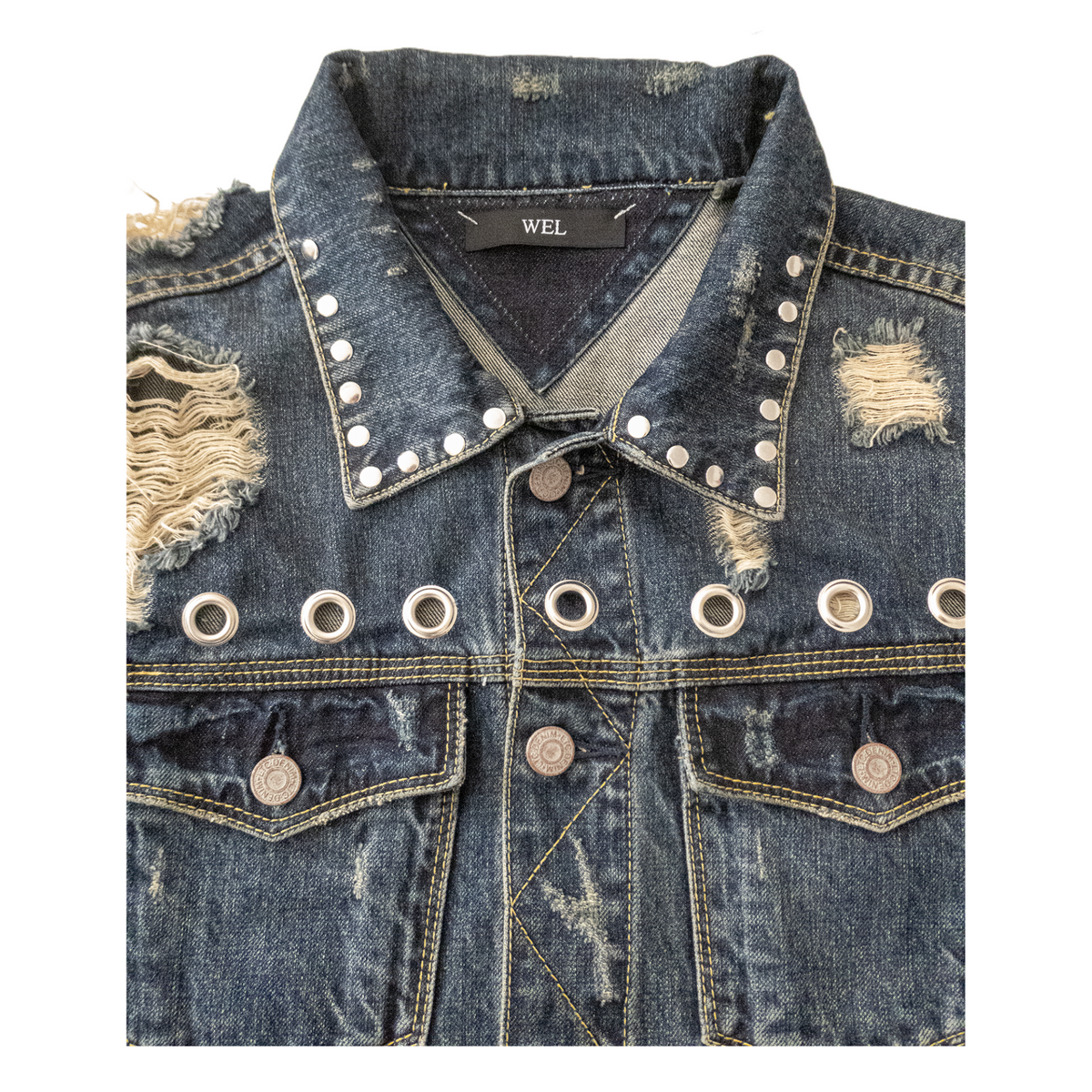 STUDDED DENIM JACKET