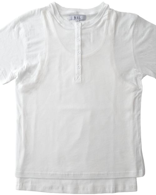 CAMISETA HENLEY DE CAPAS